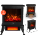 Adler Electric Fireplace | AD 7754 | Ceramic | 1800 W | Number of power levels 2 | Black