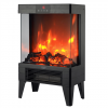 Adler LED electric fireplace with remote control | AD 7755 | Ceramic Heater | 2000 W | Number of power levels 2 | Black