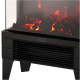 Adler LED electric fireplace with remote control | AD 7755 | Ceramic Heater | 2000 W | Number of power levels 2 | Black