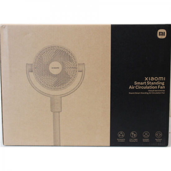 SALE OUT. Smart Standing Air Circulation Fan EU | Stand Fan | Diameter 32 cm | Number of speeds 100 | Oscillation | White | DAMAGED PACKAGING, PAINT AND ITEM BODY. MISSING INNER PACKAGING AND MANUAL
