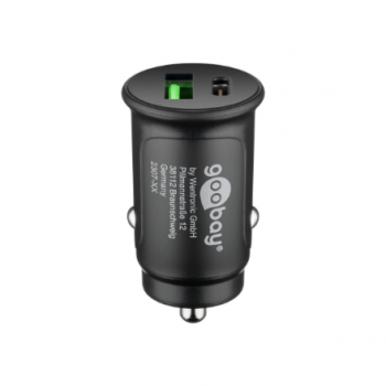 Goobay 59521 27 W Power Delivery Dual-USB Auto Fast Charger USB-C PD