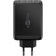 Goobay 65555 100 W USB-C PD GaN Multiport Fast Charger, Black