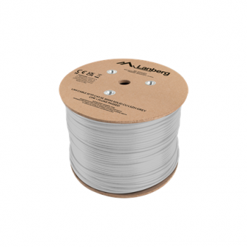Lanberg Lan Cable Cat.5e SFTP 305M Solid CU LSZH Grey CPR+ Fluke Passed | Lanberg