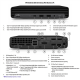 HP Renewed Grade B | EliteDesk 805 G6 Desktop Mini | AMD Ryzen 5 PRO | 2400GE | 16 GB | SSD | 512 GB | AMD Radeon Graphics | Windows 11 Pro