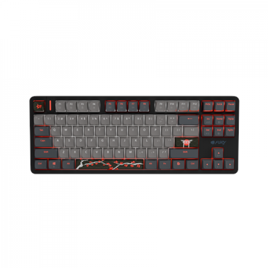Fury Kanabo K6 | Gaming Keyboard | Wired | US | Linear | Black/Gray