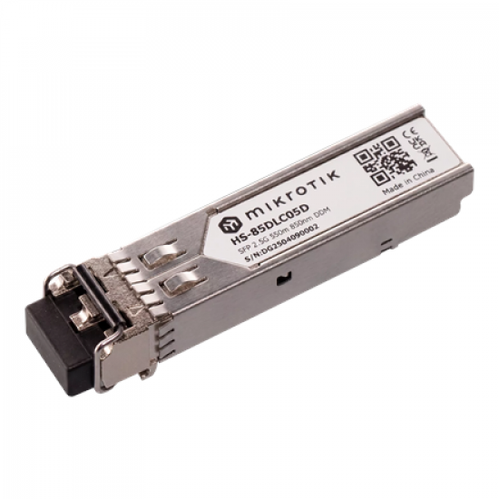 MikroTik SFP module 1.25G/2.5G MM 550m 850nm, Dual LC-connector | MikroTik