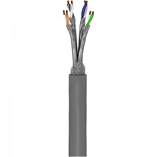 Goobay | CAT 6A Network Cable, S/FTP (PiMF), 50 m | 96093 | S/FTP | Grey