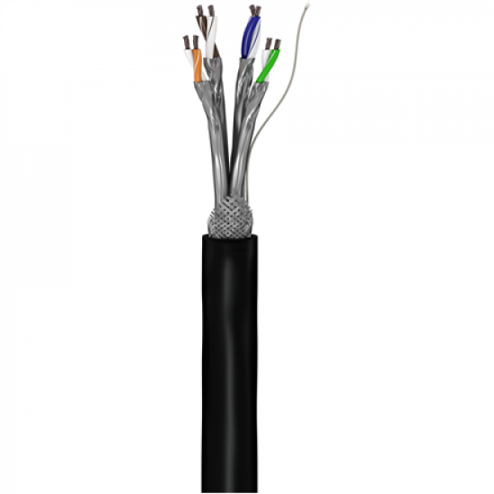 Goobay | CAT 6 Outdoor Network Cable, S/FTP (PiMF), 100 m | 57195 | U/UTP | Black