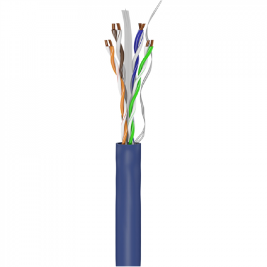 Goobay CAT 6A Network Cable, U/UTP | 96097 | U/UTP | Blue