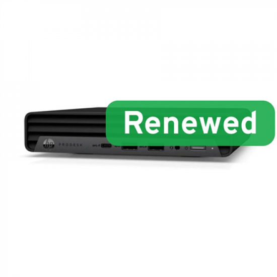 HP Renewed Grade A | ProDesk 400 G6 Desktop Mini | Intel Core i5 | i5-10500T | 16 GB | SSD | 256 GB | Intel UHD Graphics 630 | Windows 11 Pro
