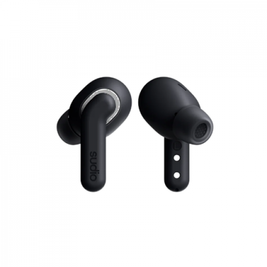 Sudio Earbuds | E4 Pro | Bluetooth | In-ear | Microphone | Midnight Black | Noise canceling | Noise reduction | Wireless