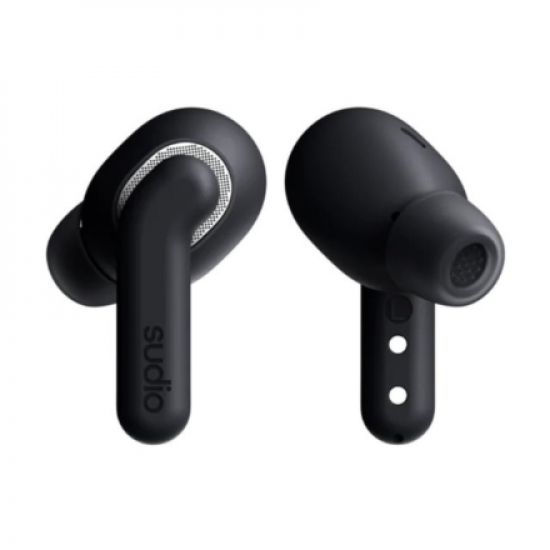 Sudio Earbuds | E4 Pro | Bluetooth | In-ear | Microphone | Midnight Black | Noise canceling | Noise reduction | Wireless