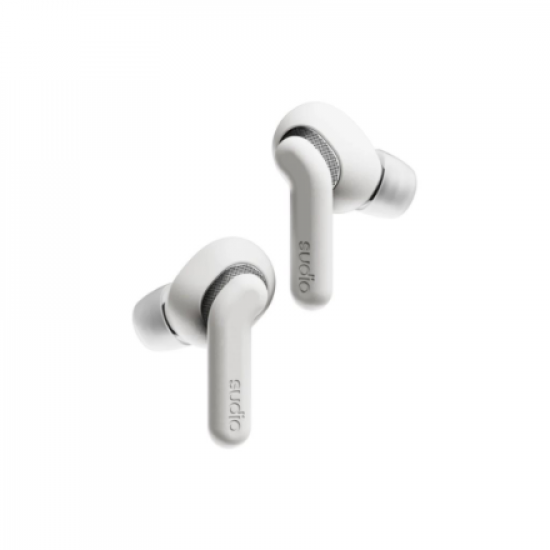 Sudio Earbuds | E4 Pro | Bluetooth | In-ear | Microphone | Cloud White | Noise canceling | Noise reduction | Wireless