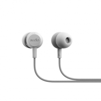 Sudio Earbuds | V3 | USB-C | In-ear | Microphone | Grey White