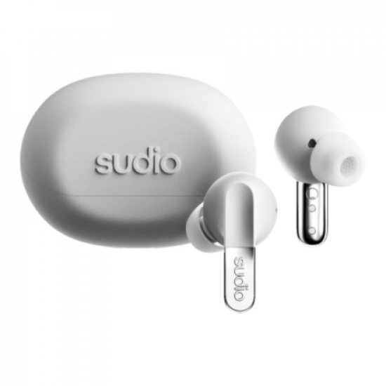 Sudio Earbuds | N3 Pro | Bluetooth | In-ear | Microphone | Chrome White | Noise canceling | Wireless