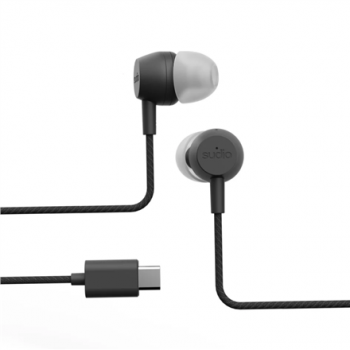 Sudio V3 Pro Wired Earbuds, Onyx Black
