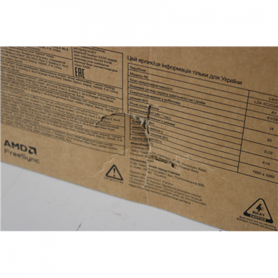 SALE OUT. Lenovo L24-4C 23.8 IPS 1920x1080/16:9/250 nits/HDMI/Grey/3Y Warranty | SALE OUT. L24-4C | 23.8 