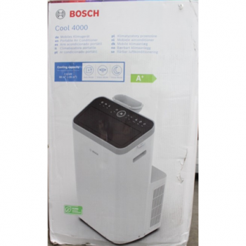 SALE OUT. | Bosch Mobile Air Conditioner | Cool 4000 | Suitable for rooms up to 85 m³ | White/Black | DAMAGED PACKAGING, DIRTY, SCRATCHED BOTTOM | 22 month(s)