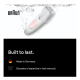 Braun Epilator | Silk-épil 5 SE5-000 | Operating time (max) 40 min | Number of power levels 2 | Wet & Dry | White/Pink