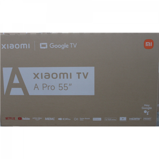 SALE OUT. Xiaomi QLED TV A Pro 2026 55'' | SALE OUT. Xiaomi QLED TV A Pro 2026 | 55 | Smart TV | Google TV | 4K UHD | DAMAGED PACKAGING, DENTED BACKSIDE