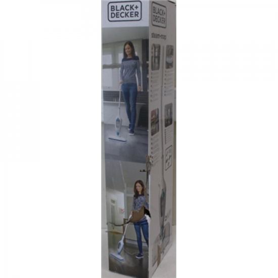BLACK & DECKER | Steam Mop | FSMH13E5-QS | Corded operating | 1300 W | White | Warranty 9 month(s) | DAMAGED PACKAGING