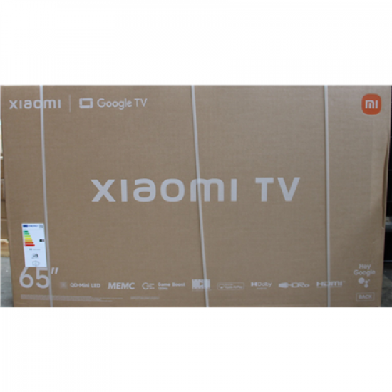 SALE OUT. Xiaomi TV S Mini LED 65 2026 | SALE OUT. Xiaomi | S Mini LED 2026 | 65 | Smart TV | Google TV | 4K UHD | Dark Grey | DAMAGED PACKAGING, DENTED BACKSIDE