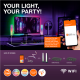 Osram SMART+ WIFI ORBIS MAGIC WALL/CEILING 500mm RGB+TW Dimmable black+white | 38 W | RGBTW | Wi-Fi