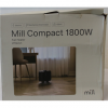 SALE OUT. Mill | Heater | CUS1800MECBA | PTC Fan | 1800 W | Suitable for rooms up to 30 m² | Black | DAMAGED PACKAGING