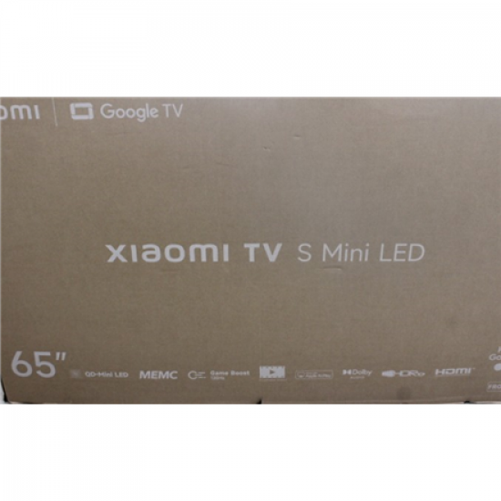 SALE OUT. Xiaomi TV S Mini LED 65 2026 | SALE OUT. Xiaomi | S Mini LED 2026 | 65 | Smart TV | Google TV | 4K UHD | Dark Grey | DAMAGED PACKAGING