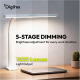 Digitus LED Desk Lamp, 50 cm, White | DA-90491 | 1025 lm | 7 W | 3000-6500 K | Warm to cold white light | LED lamp | 10 V