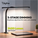 Digitus LED Desk Lamp, 80 cm, Black | DA-90492 | 2400 lm | 16 W | 3000-6500 K | Warm white | LED lamp | 10 V