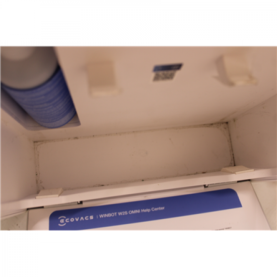 SALE OUT. | Ecovacs Window Cleaning Robot | WINBOT W2S OMNI | Corded | 8000 Pa | White | DAMAGED PACKAGING AND PAINT, MISSING CLEANING BOTTLE. ITEM AND PARTS ARE SCRATCHED, DIRTY