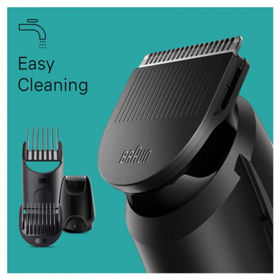 Braun Trimmer | 6-in-1 Style Kit 3 MGK3410 | Cordless | Number of length steps 13 | Black