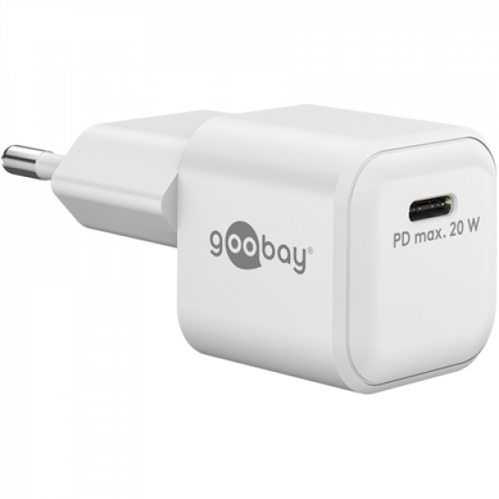 Goobay 20 W USB-C PD GaN Fast Charger Nano | USB-C