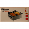 SALE OUT. Tristar FR-9342 Double deep fryer, Total capacity 6 L, 3600 W, Stainless Steel/Black | Tristar Double deep fryer | FR-9342 | Power 3600 W | Capacity 6 L | Silver | DAMAGED PACKAGING, DENTED BODY (BACKSIDE, BOTTOM) | 24 month(s)