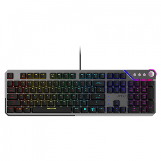 MSI STRIKE 600 V2 SILENT | Gaming keyboard | Wired | US | Mechanical - Silent