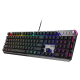 MSI STRIKE 600 V2 SILENT | Gaming keyboard | Wired | US | Mechanical - Silent