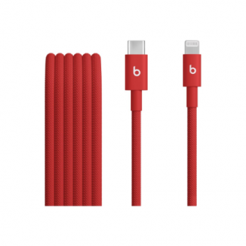 Apple USB-C to Lightning Woven Cable (1.5 m) - Rapid Red