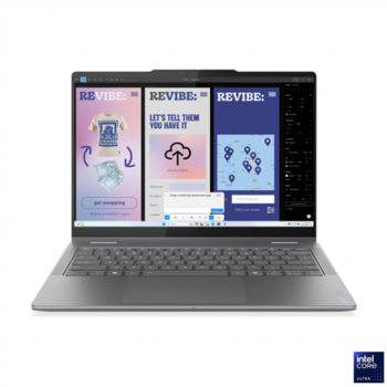 Lenovo Yoga 7 2-in-1 14ILL10 14 WUXGA Touch ULT5-226V/16GB/512GB/Intel Arc 130V Graphics/WIN11 Home/ENG Backlit kbd/Luna Grey/2Y Warranty