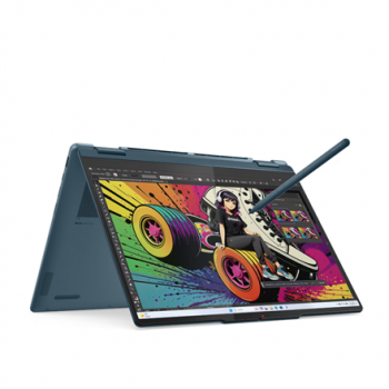 Lenovo Yoga 7 2-in-1 14AKP10 14 WUXGA Touch AMD AI R5 340/16GB/512GB/AMD Radeon 840M Graphics/WIN11 Home/ENG Backlit kbd/Tidal Teal/2Y Warra