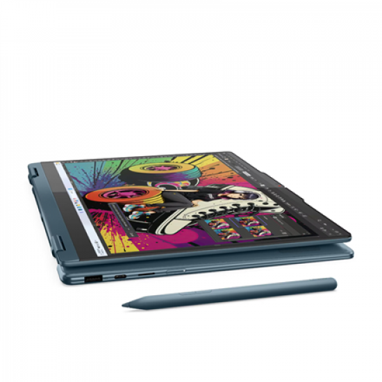 Lenovo Yoga 7 2-in-1 14AKP10 14 WUXGA Touch AMD AI R5 340/16GB/512GB/AMD Radeon 840M Graphics/WIN11 Home/ENG Backlit kbd/Tidal Teal/2Y Warra