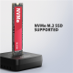 AXAGON ADSA-M2C11L USB-C 10Gbps docking station for M.2 NVMe SSD