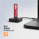 AXAGON ADSA-M2C11L USB-C 10Gbps docking station for M.2 NVMe SSD
