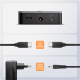 AXAGON ADSA-M2C22L USB-C 20Gbps docking station for 2× M.2 NVMe SSD with disk cloning function without PC