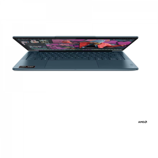 Lenovo Yoga Slim 7 14AKP10 14 WUXGA AMD R5 AI 330/16GB/512GB/AMD Radeon 820M/WIN11 Home/ENG Backlit kbd/Tidal Teal/2Y Warranty | Lenovo