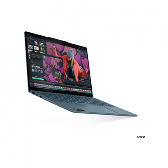 Lenovo Yoga Slim 7 14AKP10 14 WUXGA AMD R5 AI 330/16GB/512GB/AMD Radeon 820M/WIN11 Home/ENG Backlit kbd/Tidal Teal/2Y Warranty | Lenovo
