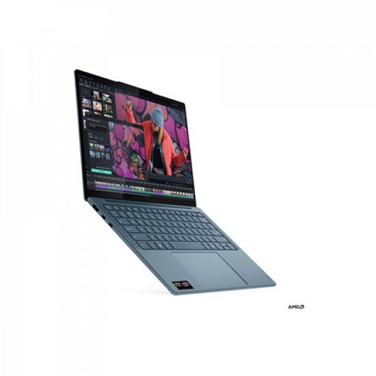 Lenovo Yoga Slim 7 14AKP10 14 WUXGA AMD R5 AI 330/16GB/512GB/AMD Radeon 820M/WIN11 Home/ENG Backlit kbd/Tidal Teal/2Y Warranty | Lenovo