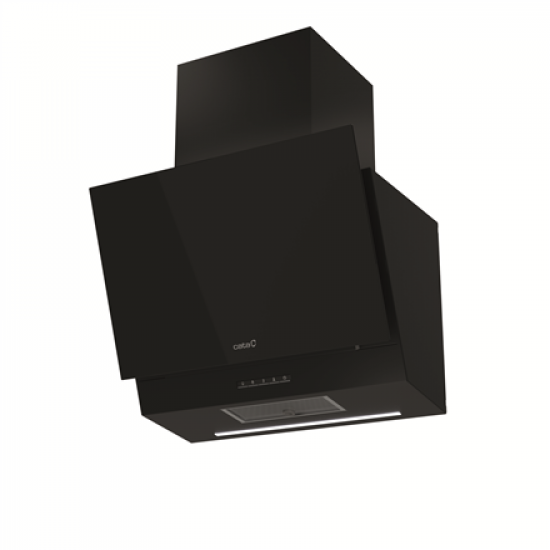 Cata Hood THALASSA 600 GBK Width 60 cm, Max 811 m³/h, Black Glass | CATA