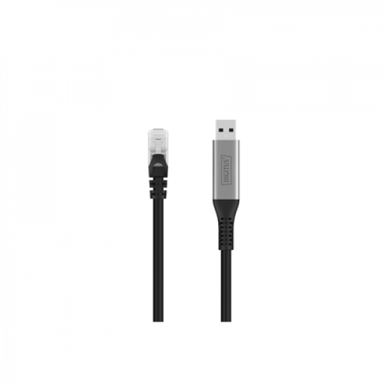 DIGITUS USB-A - RJ45 Ethernet cable, 1Gbit/s, 3m | Digitus