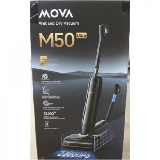 SALE OUT. | MOVA Wet and Dry Vacuum cleaner | M50 Ultra | Cordless operating | Handstick | Washing function | 450 W | Operating time (max) 40 min | Grey | Warranty 36 month(s) | DAMAGED PACKAGING, SCRATCHED PUMP STAND